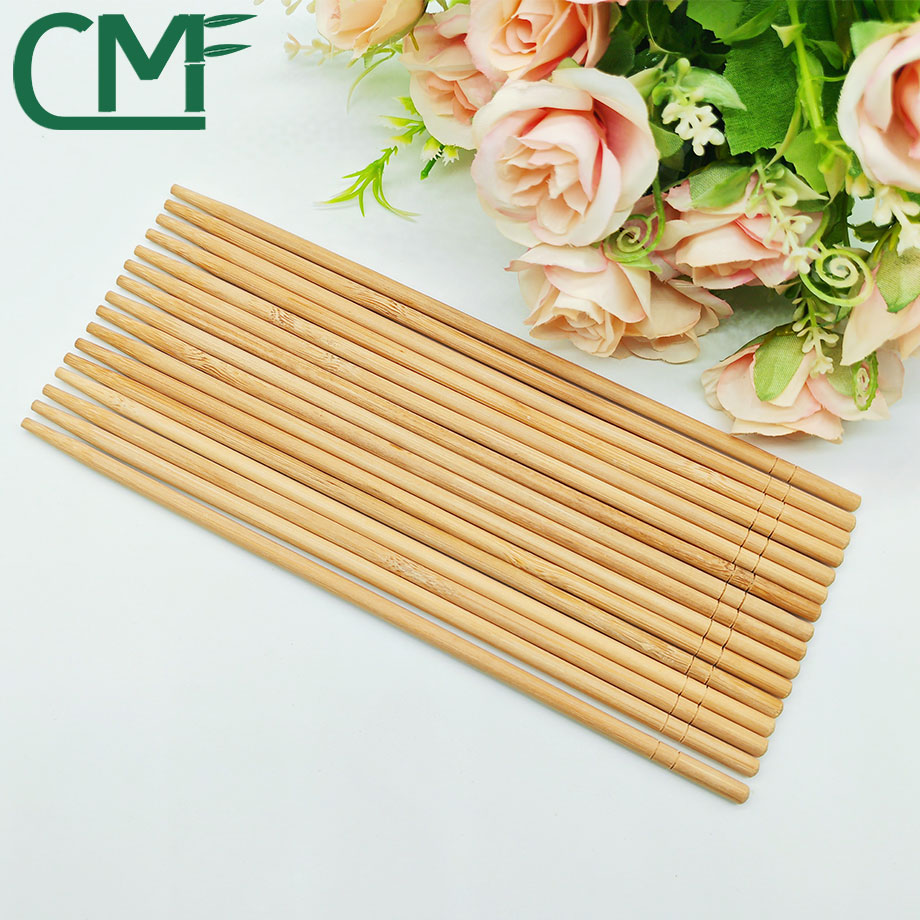 bamboo carbonized round chopsticks 